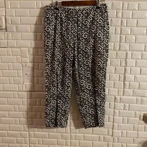 Ruby red women’s pants size 14 black and white